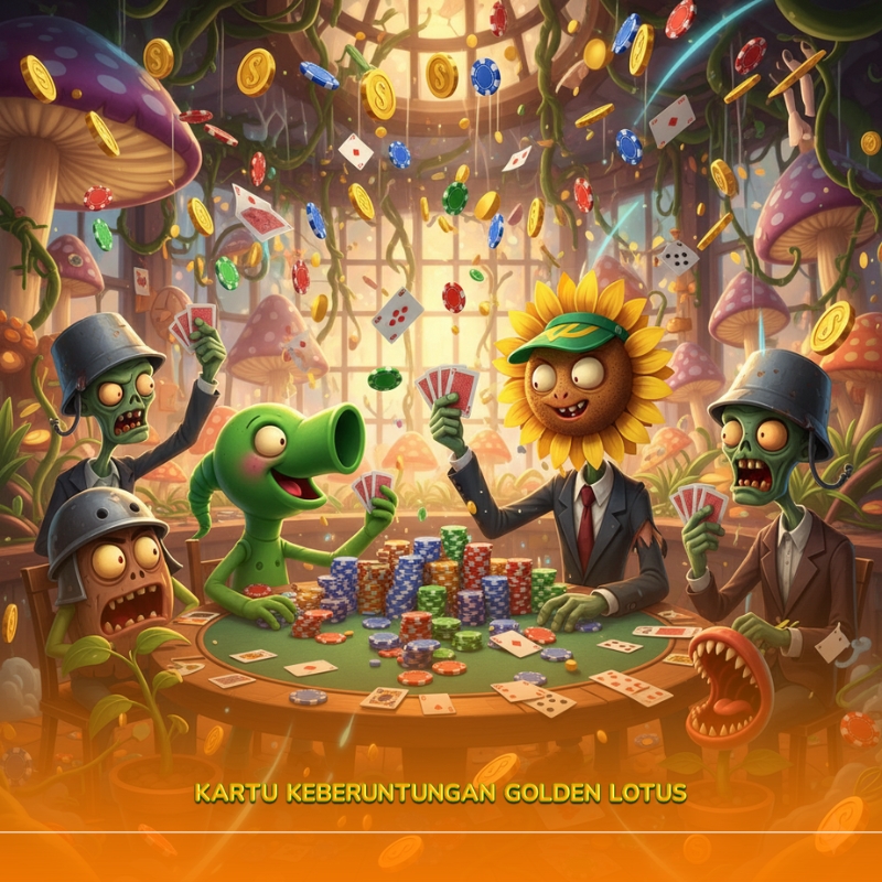 Kartu Keberuntungan Golden Lotus